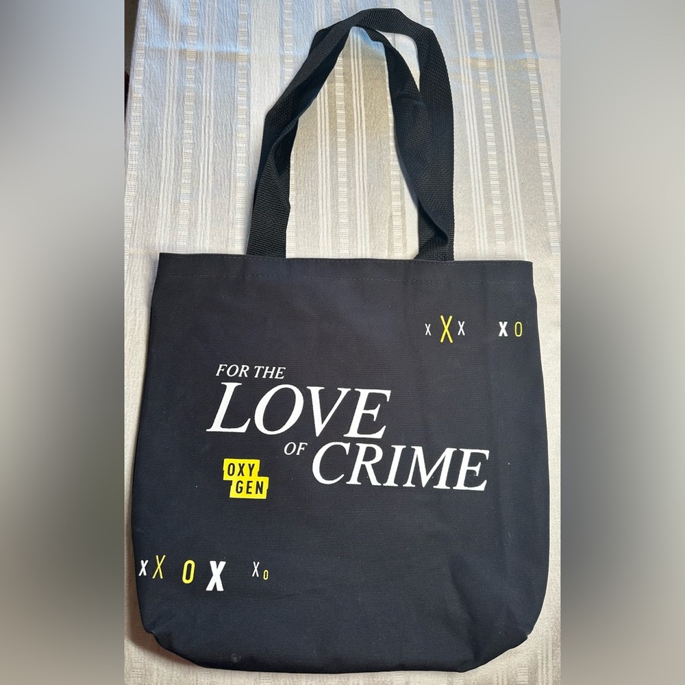 Black/Yellow Tote Bag From Crime Con